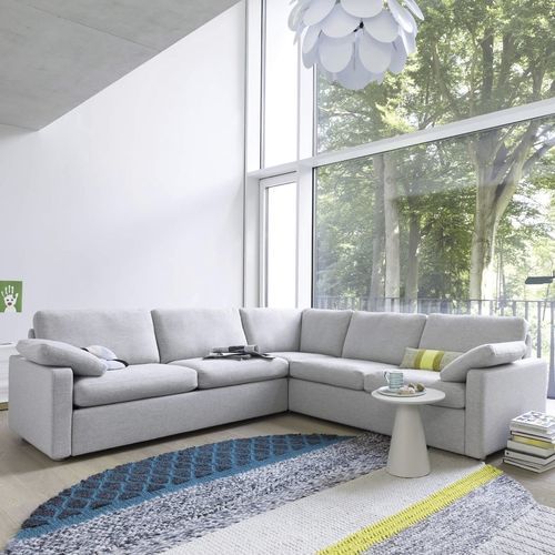 Canapé modulable - CONSETA - COR - contemporain / en tissu / en cuir