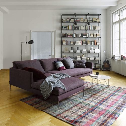 Canapé modulable - Pilotis - COR - contemporain / en tissu / avec accoudoirs