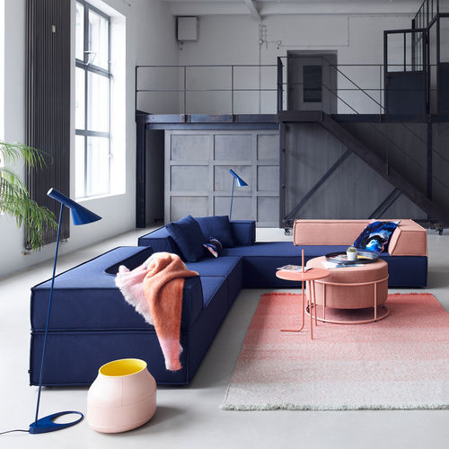 Canapé modulable - Trio - COR - lit / contemporain / en tissu
