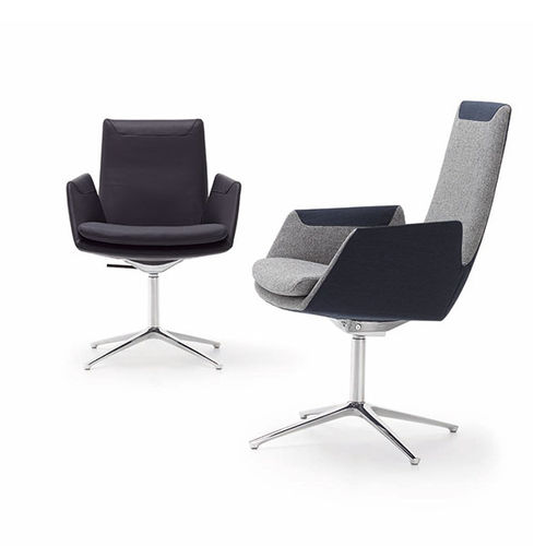 Fauteuil de bureau contemporain - CORDIA - COR - en tissu / en cuir / en métal