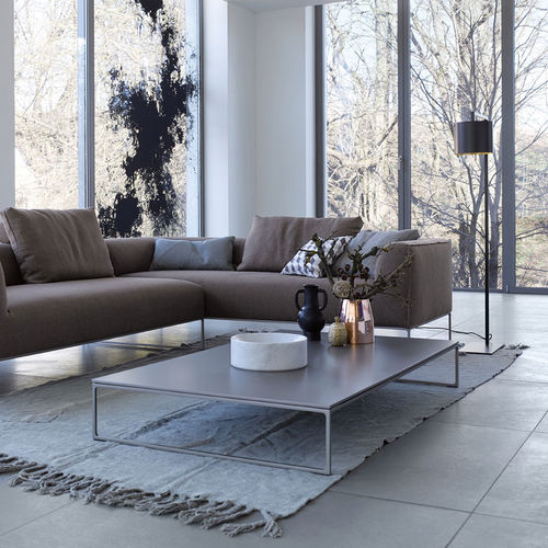 Table basse contemporaine - MELL - COR - en bois / avec piètement en métal / rectangulaire
