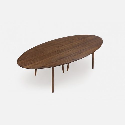 Table à manger contemporaine - SOLO - DE LA ESPADA - en bois massif / en frêne / en noyer américain