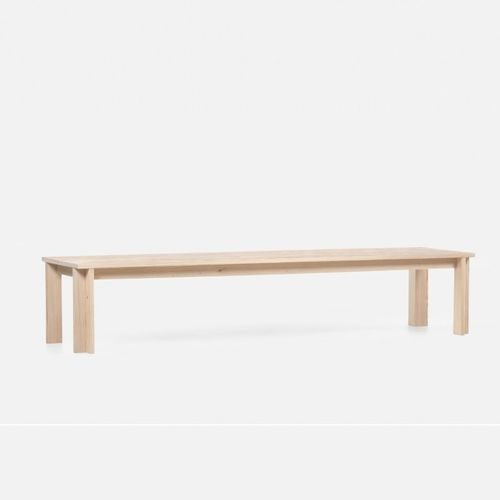 Table contemporaine - ONE - DE LA ESPADA - en bois massif / en douglas taxifolié / avec piètement en bois