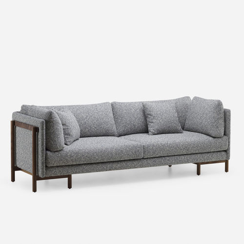 Canapé modulable - FRAME - DE LA ESPADA - contemporain / en tissu / en cuir