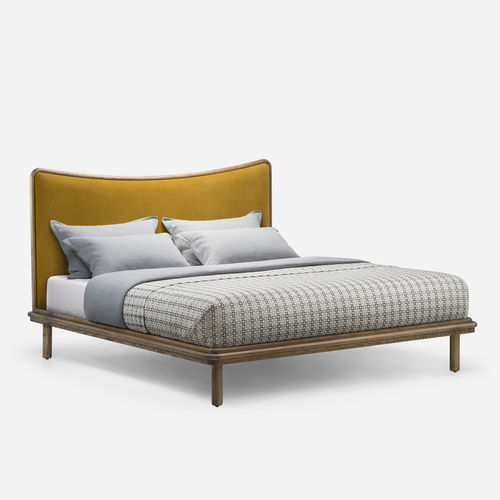Lit king size - CARLTON - DE LA ESPADA - queen size / contemporain / tapissé