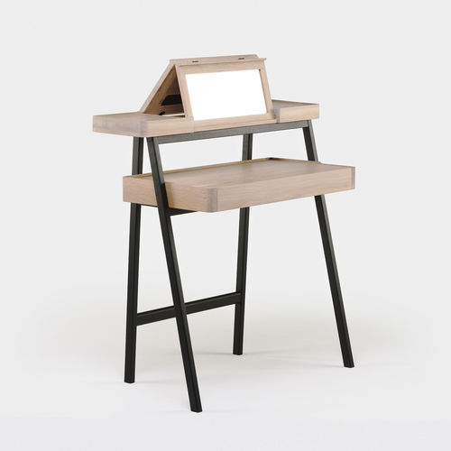 Coiffeuse contemporaine - TRAY - DE LA ESPADA - en chêne / en noyer / en bois massif