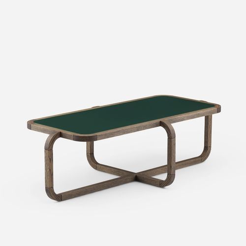 Table basse contemporaine - ALPHA - DE LA ESPADA - en chêne / en noyer / en frêne