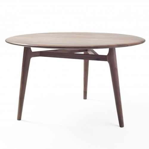 Table à manger contemporaine - SOLO - DE LA ESPADA - en bois massif / en frêne / en noyer américain