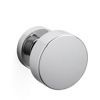 Bouton de porte contemporain - OSCAR - OLIVARI - en laiton / satiné