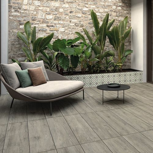 Carrelage en grès cérame - FIEMME - MARCA CORONA - patiné / extérieur / de jardin