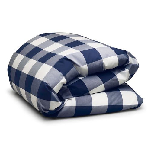 Housse de couette en coton - ORIGINAL DOUBLE CHECK DOWN - Hästens - à motif
