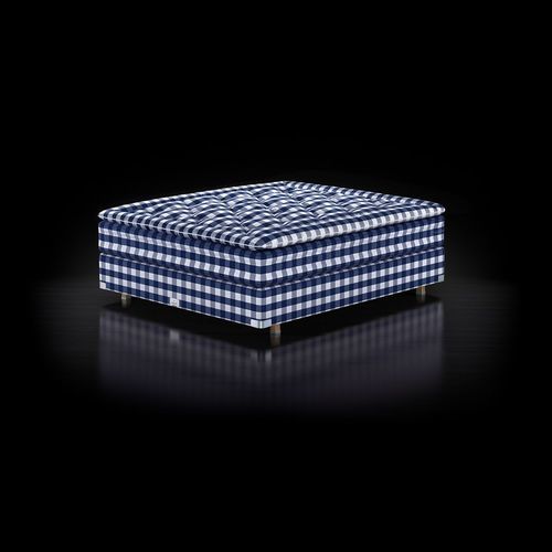 Lit double - EALA® - Hästens - contemporain / tapissé / en coton