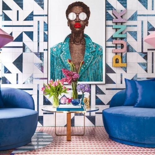Panneau décoratif pour mur - WAITING - SICIS - en verre / coloré / professionnel