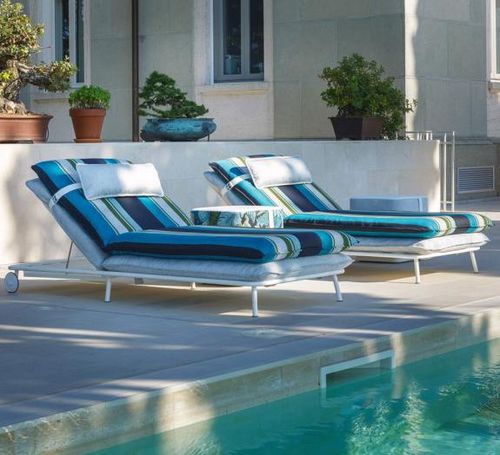 Bain de soleil d'extérieur - LIPARI  - SICIS - contemporain / en coton / en tissu déperlant