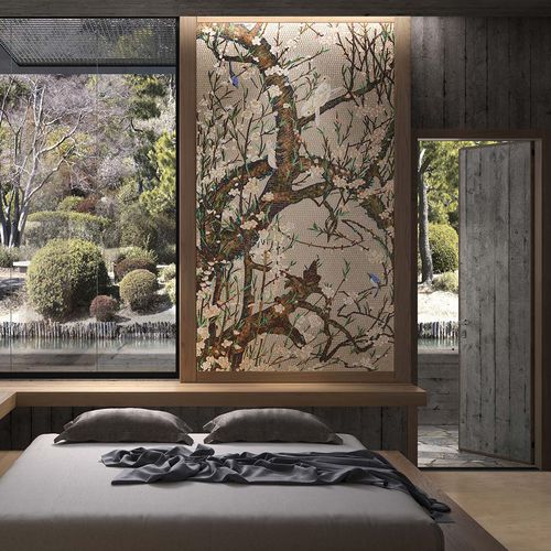 Mosaïque en verre - JAKUCHU - SICIS - texturée / d'intérieur / murale