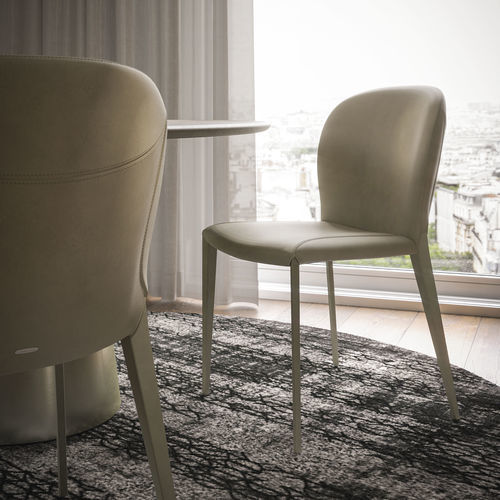 Chaise contemporaine - NANCY - Cattelan Italia - d'intérieur / en tissu / en cuir