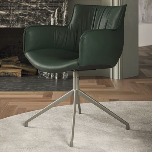 Chaise contemporaine - RHONDA  - Cattelan Italia - d'intérieur / en tissu / en cuir