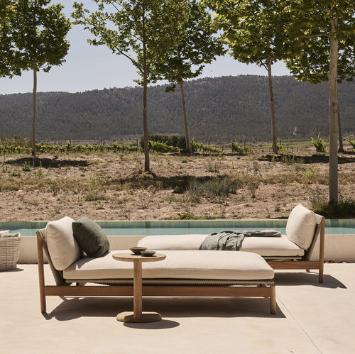Bain de soleil contemporain - AMANU - Tribù - en tissu / en Canax® / en teck