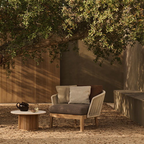Canapé contemporain - MOOD - Tribù - de jardin / de terrasse / en tissu