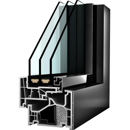 Fenêtre en aluminium - KF 510 - Internorm - en PVC / coulissante / fixe