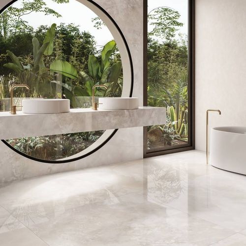 Carrelage en grès cérame - ONICE : PEARL - CERAMICHE KEOPE - brillant / d'intérieur / de salle de bain