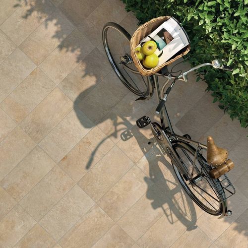 Carrelage en grès cérame - COTTO BEIGE - CERAMICHE KEOPE - structure / d'extérieur / de jardin