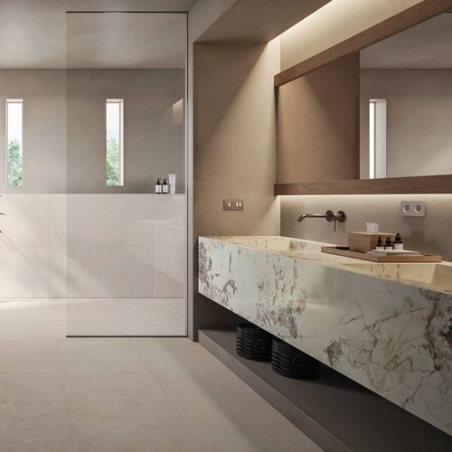 Carrelage en grès cérame - HERITAGE PEARL - CERAMICHE KEOPE - mat / structure / d'intérieur