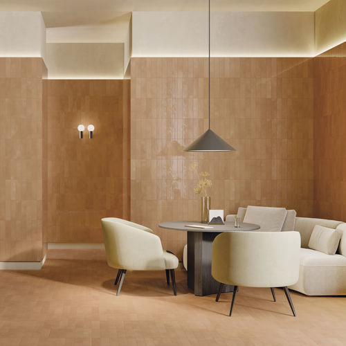 Carrelage en grès cérame - COTTOMILANO - CERAMICHE KEOPE - en terracotta / brillant / mat