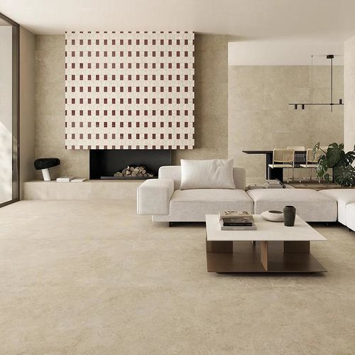 Carrelage en grès cérame - GRACE FOSSIL - CERAMICHE KEOPE - mat / d'intérieur / de salon