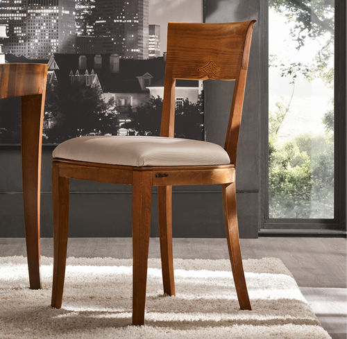 Chaise classique - MEISSA   - LE FABLIER - d'intérieur / en tissu / en cuir