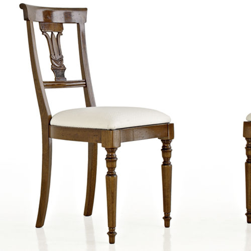 Chaise classique - ACCENTO  - LE FABLIER - d'intérieur / en tissu / en cuir