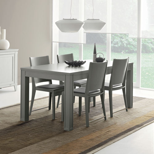 Table à manger classique - SAMBUCO - LE FABLIER - en frêne / avec piètement en frêne / rectangulaire