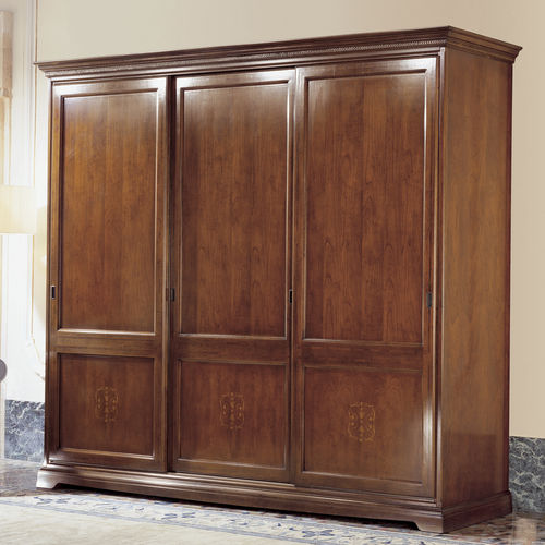 Armoire classique - GIACINTO - LE FABLIER - en cerisier / à porte coulissante