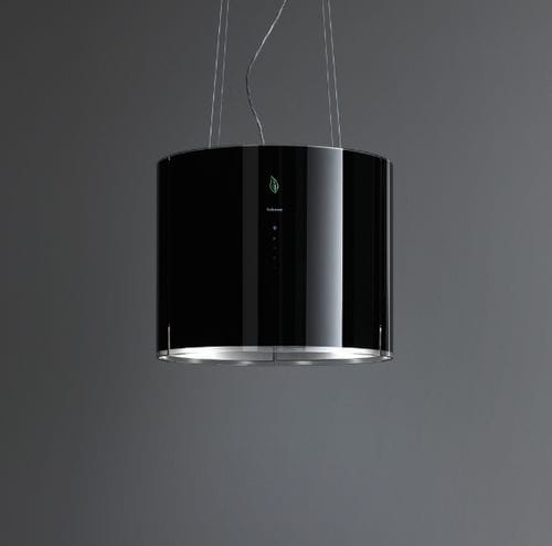 Hotte îlot - EOLO E.ION - falmec - à recyclage / avec éclairage intégré / design original