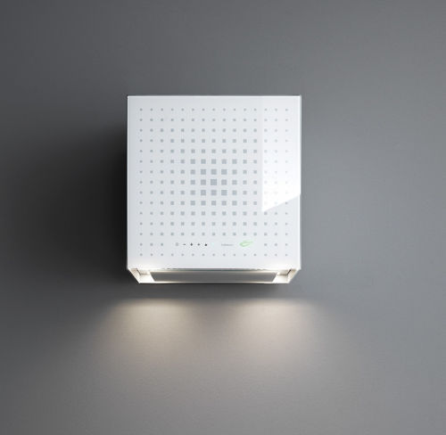 Hotte murale - RUBIK E.ION - falmec - îlot / avec éclairage intégré / design original