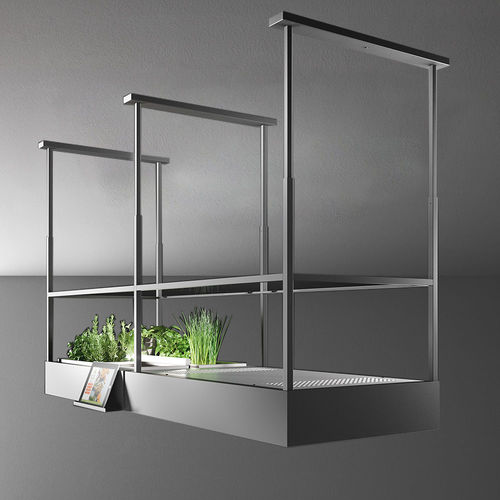 Hotte îlot - SPAZIO - falmec - sans conduit / avec éclairage intégré / design original