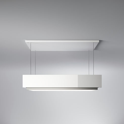 Hotte îlot - LEVANTE - falmec - avec éclairage intégré / design original / blanche