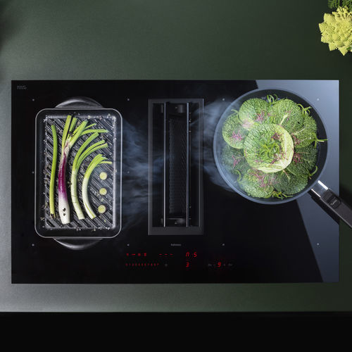 Table de cuisson à induction - Quantum Pro - falmec - vitrocéramique / 4 foyers / encastrable