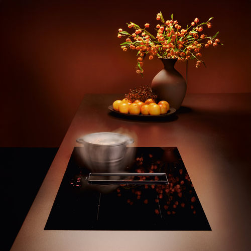 Table de cuisson vitrocéramique - Zero Easy - falmec - à induction / 4 foyers / encastrable