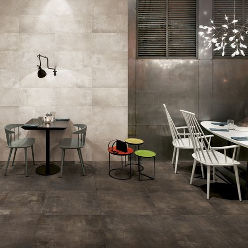 Carrelage en grès cérame - PLANT IRON - CERAMICHE REFIN - poli / d'intérieur / de salon
