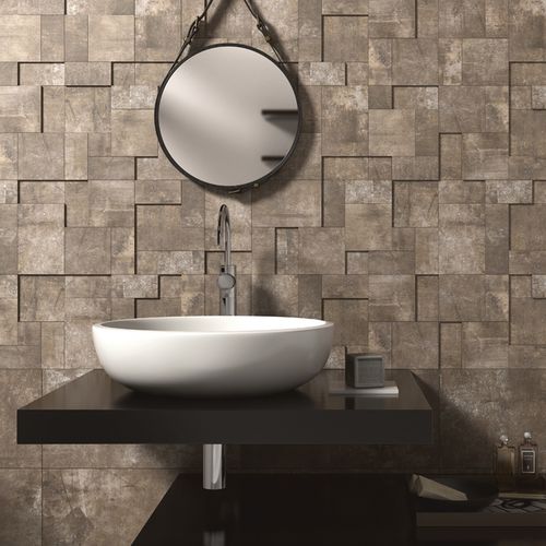 Carrelage en grès cérame - PLANT POWDER MURETTO 3D - CERAMICHE REFIN - 3D / d'intérieur / de salle de bain