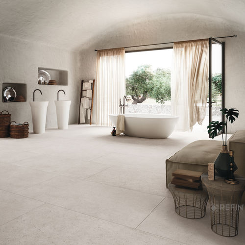 Carrelage en grès cérame - BLOCK MIST - CERAMICHE REFIN - lisse / d'intérieur / de salle de bain