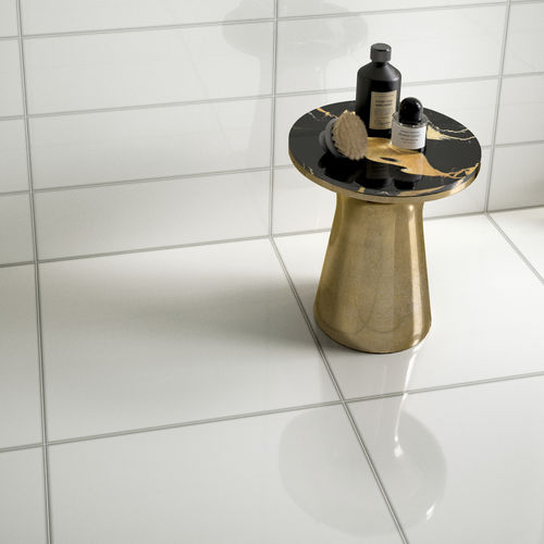 Carrelage en grès cérame - VETRI BIANCO - CERAMICHE REFIN - brillant / d'intérieur / de salle de bain