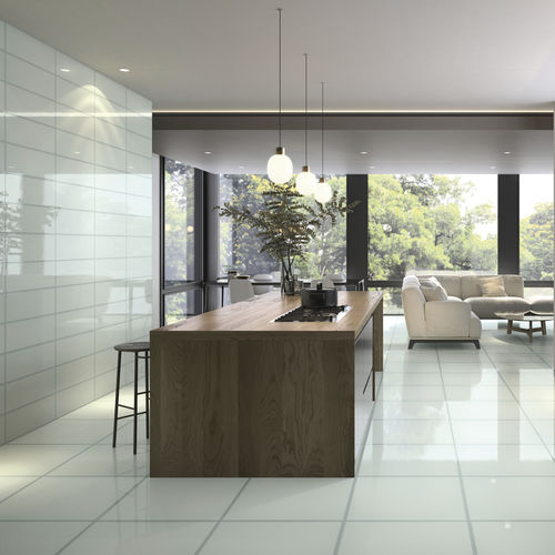 Carrelage en grès cérame - VETRI NATURALE  - CERAMICHE REFIN - brillant / d'intérieur / de salle de bain
