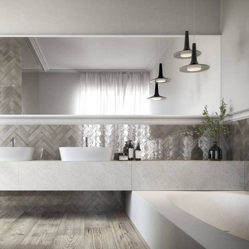 Carrelage en céramique - HALO CHROME - CERAMICHE REFIN - brillant / d'intérieur / de salle de bain