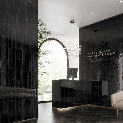 Carrelage en céramique - HALO INK  - CERAMICHE REFIN - brillant / d'intérieur / de salle de bain