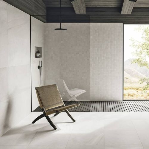 Carrelage en grès cérame - SUBLIME IVORY STRUTTURATO  - CERAMICHE REFIN - bouchardé / d'intérieur / d'extérieur