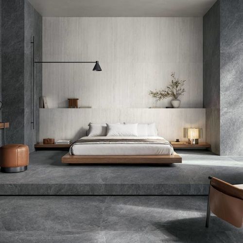 Carrelage en grès cérame - ERAS BLACK - CERAMICHE REFIN - mat / d'intérieur / de salon
