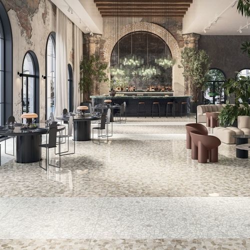 Carrelage en pierre - AUREA - CERAMICHE REFIN - brillant / mat / d'intérieur