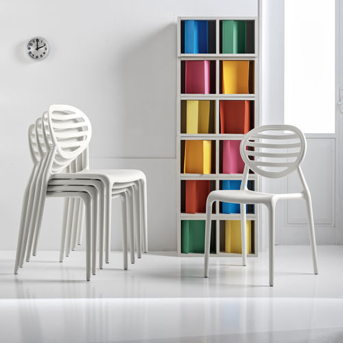 Chaise de salle à manger contemporaine - TOP GIO - STOSA CUCINE - de cuisine / en technopolymère / empilable